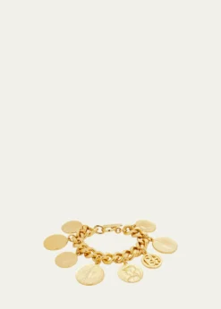 Ben-AmunChain-Link Coin Drop Bracelet
