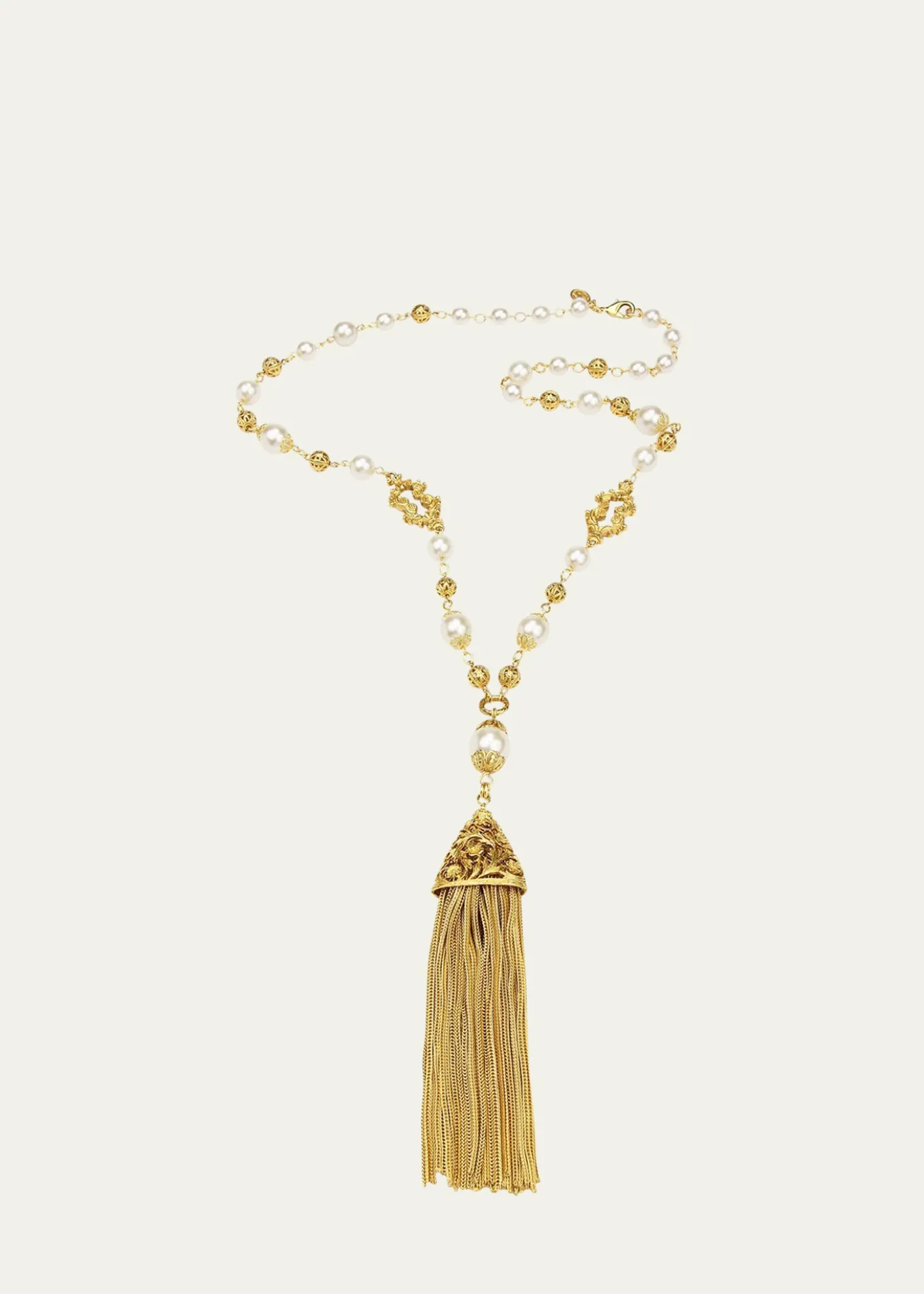 Ben-AmunChain Tassel Pendant Necklace