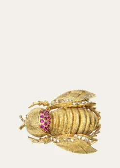 Ben-AmunCrystal Bee Pin