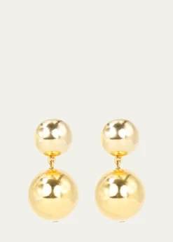Ben-AmunGold Ball Clip-On Earrings