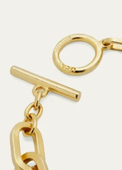 Ben-Amun24k Gold Electroplate Oval Link Chain Bracelet