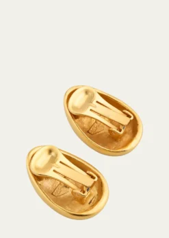 Ben-Amun24K Gold Electroplate Clip-On Earrings