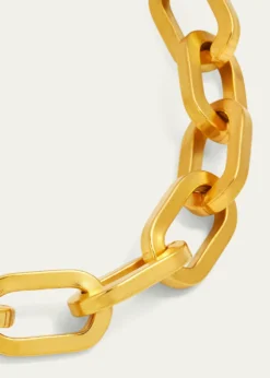 Ben-Amun24k Gold Electroplate Oval Link Chain Necklace