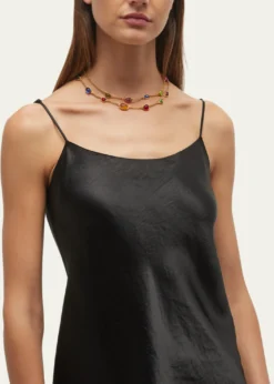 Ben-Amun24K Yellow Gold Multi-Stone Wrap Station Necklace