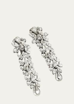 Ben-AmunLarge Crystal Drop Earrings