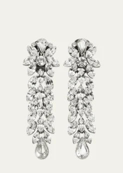 Ben-AmunLarge Crystal Drop Earrings
