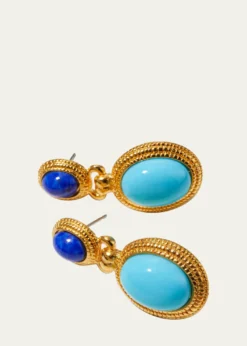 Ben-AmunMulti Blue Drop Earrings
