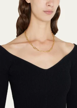 Ben-AmunOval-Link Chain Necklace, 18"L