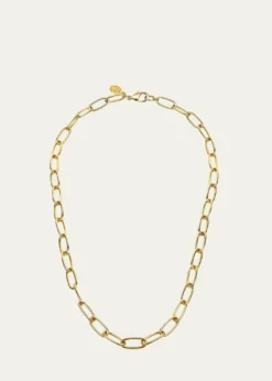 Ben-AmunOval-Link Chain Necklace, 18