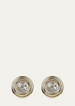 Ben-AmunRoman Coin Clip Earrings