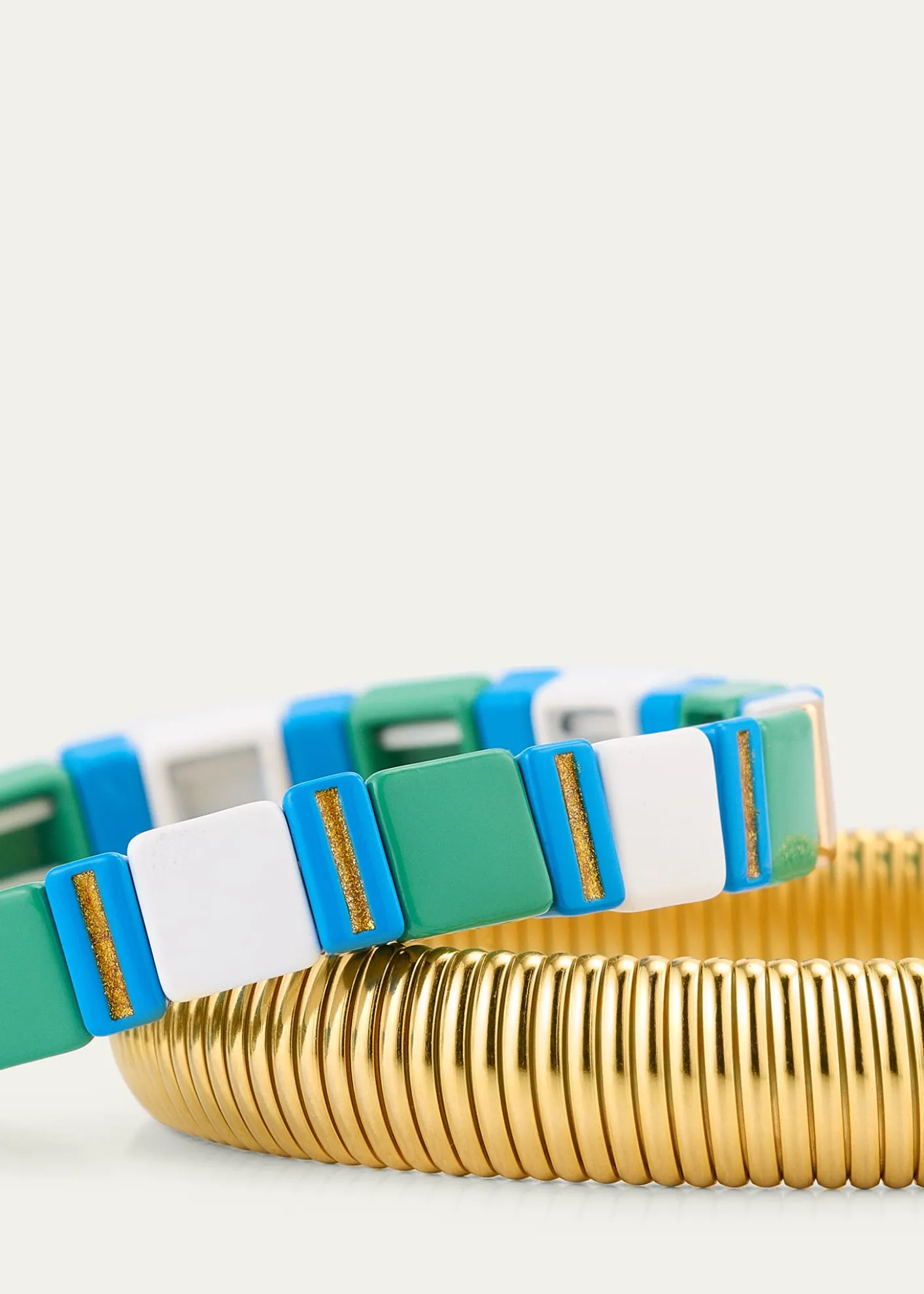 Ben-AmunThe Capri Stack Cobra Bracelets, Set of 2