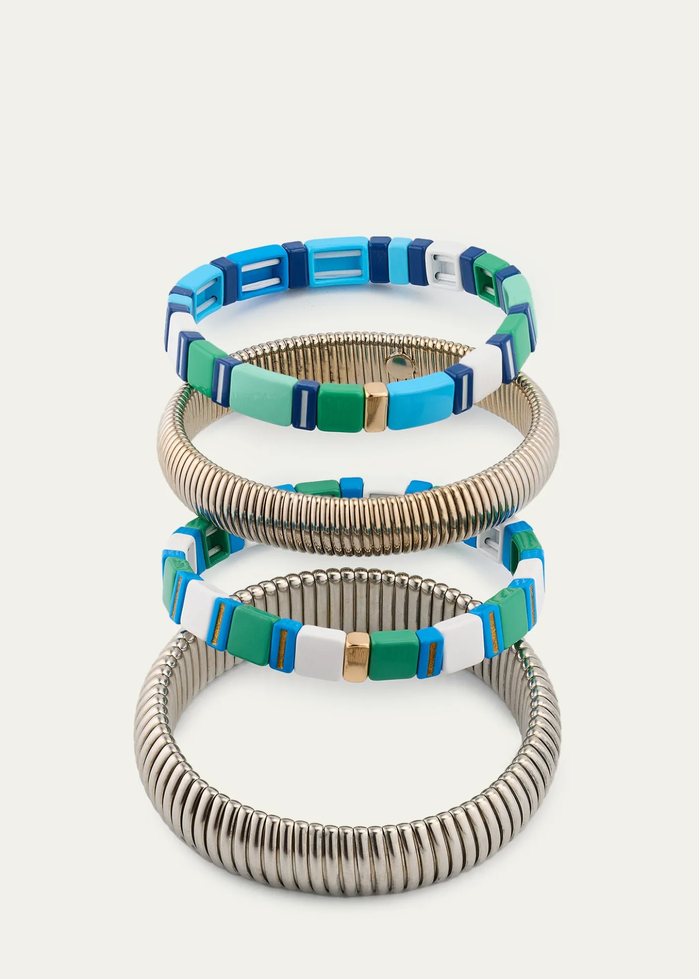 Ben-AmunThe Mykonos Stack Cobra Bracelets, Set of 4