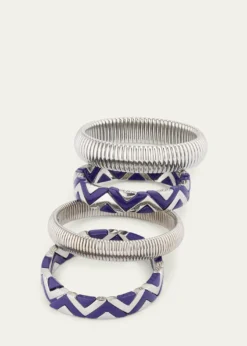 Ben-AmunThe Santorini Stack Cobra Bracelets, Set of 4