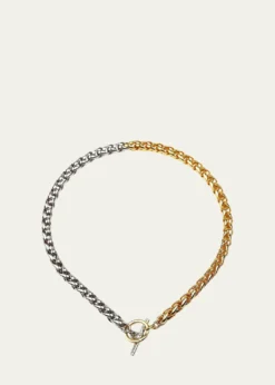 Ben-AmunTwo-Tone Twist Link Necklace