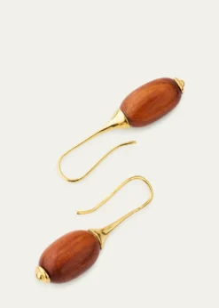 Ben-AmunWooden Drop Earrings