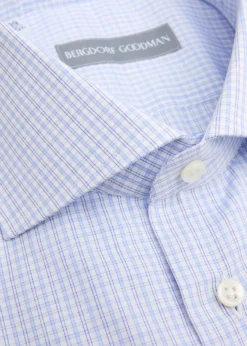 Bergdorf GoodmanMen's Check Button-Front Dress Shirt
