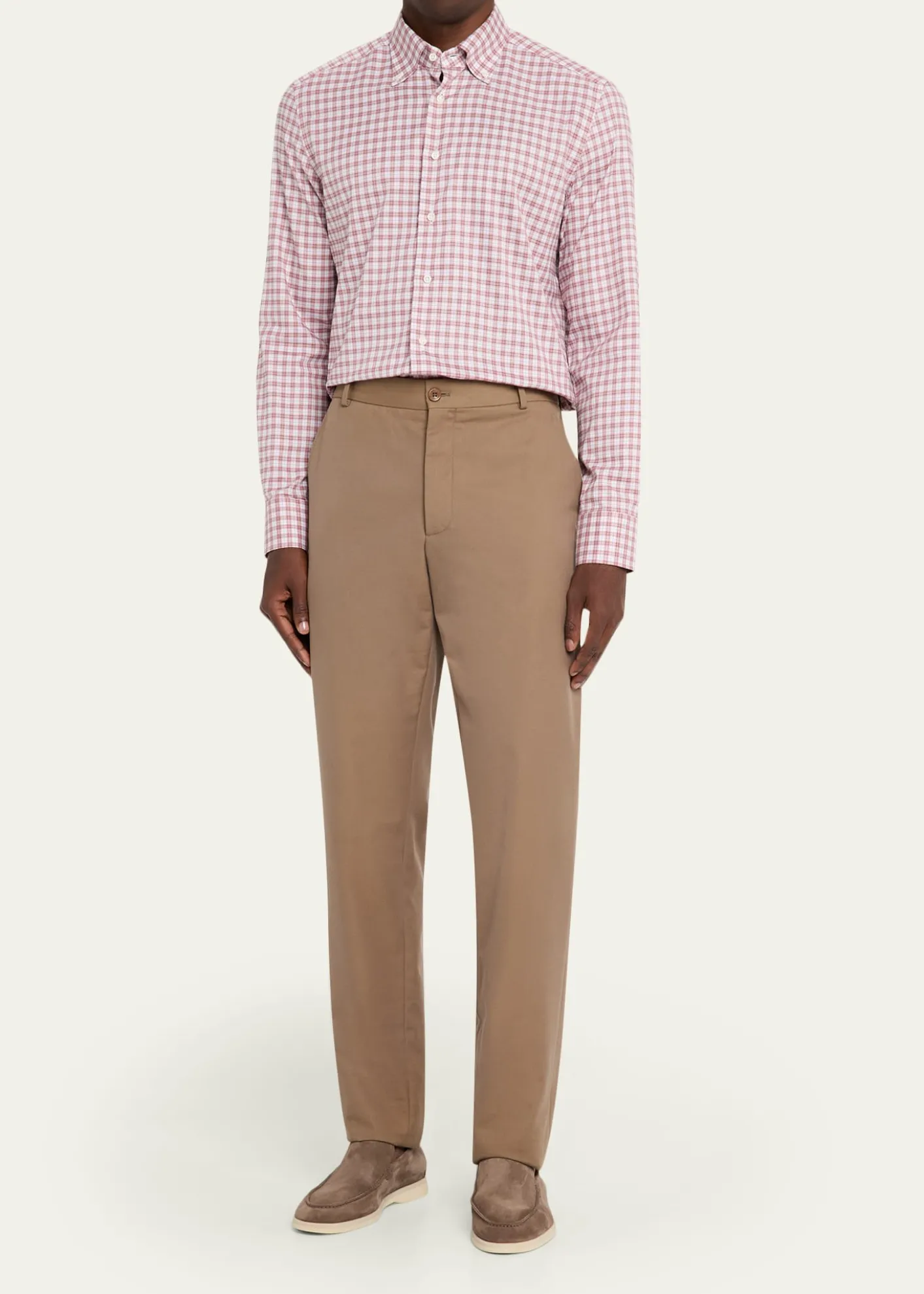 Bergdorf GoodmanMen's Plaid Button-Front Dress Shirt