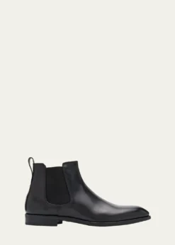 Bergdorf GoodmanMen's Calf Leather Chelsea Boots