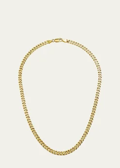 Bergdorf GoodmanMen's 14K Yellow Gold Large Cuban Chain Necklace, 18