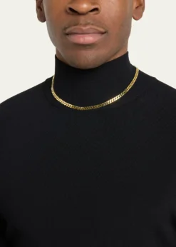 Bergdorf GoodmanMen's 14K Yellow Gold Large Cuban Chain Necklace, 18