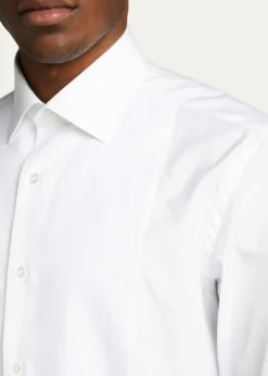 Bergdorf GoodmanMen's Pique Bib-Front Tuxedo Shirt