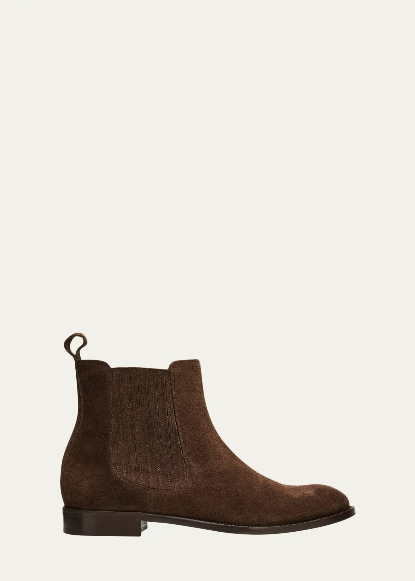 Bergdorf GoodmanMen's Suede Paneled-Gore Chelsea Boots