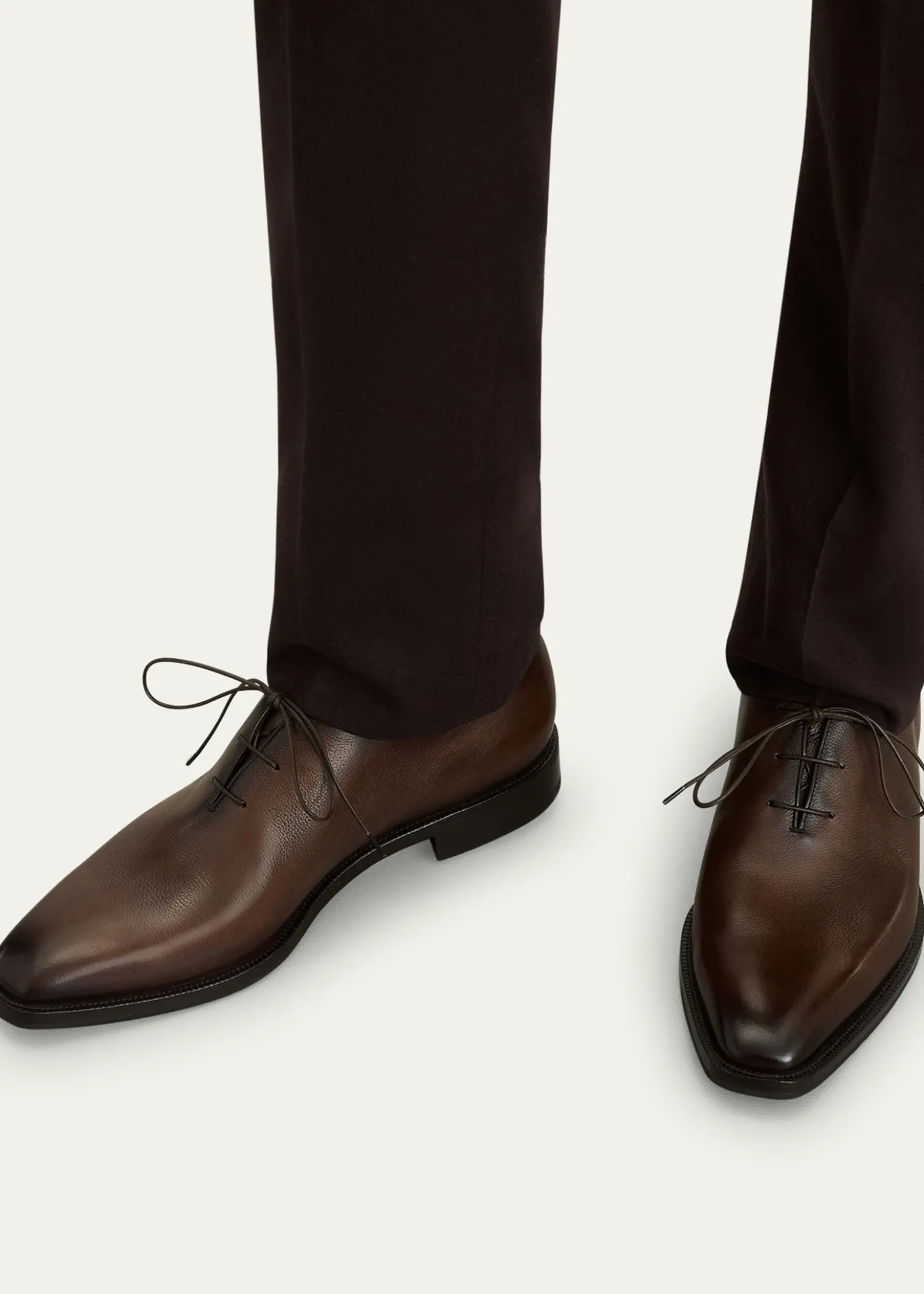 BerlutiMen's Alessandro Demesure Neo Flex Venezia Leather Oxfords