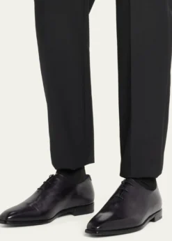 BerlutiMen's Alessandro Demesure Leather Oxfords
