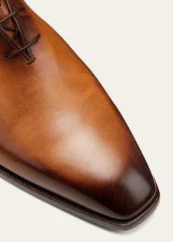 BerlutiMen's Alessandro Demesure Leather Oxfords