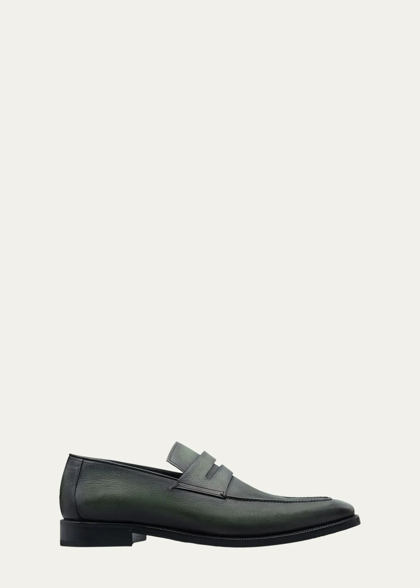 BerlutiMen's Andy Demesure Flex Leather Penny Loafers