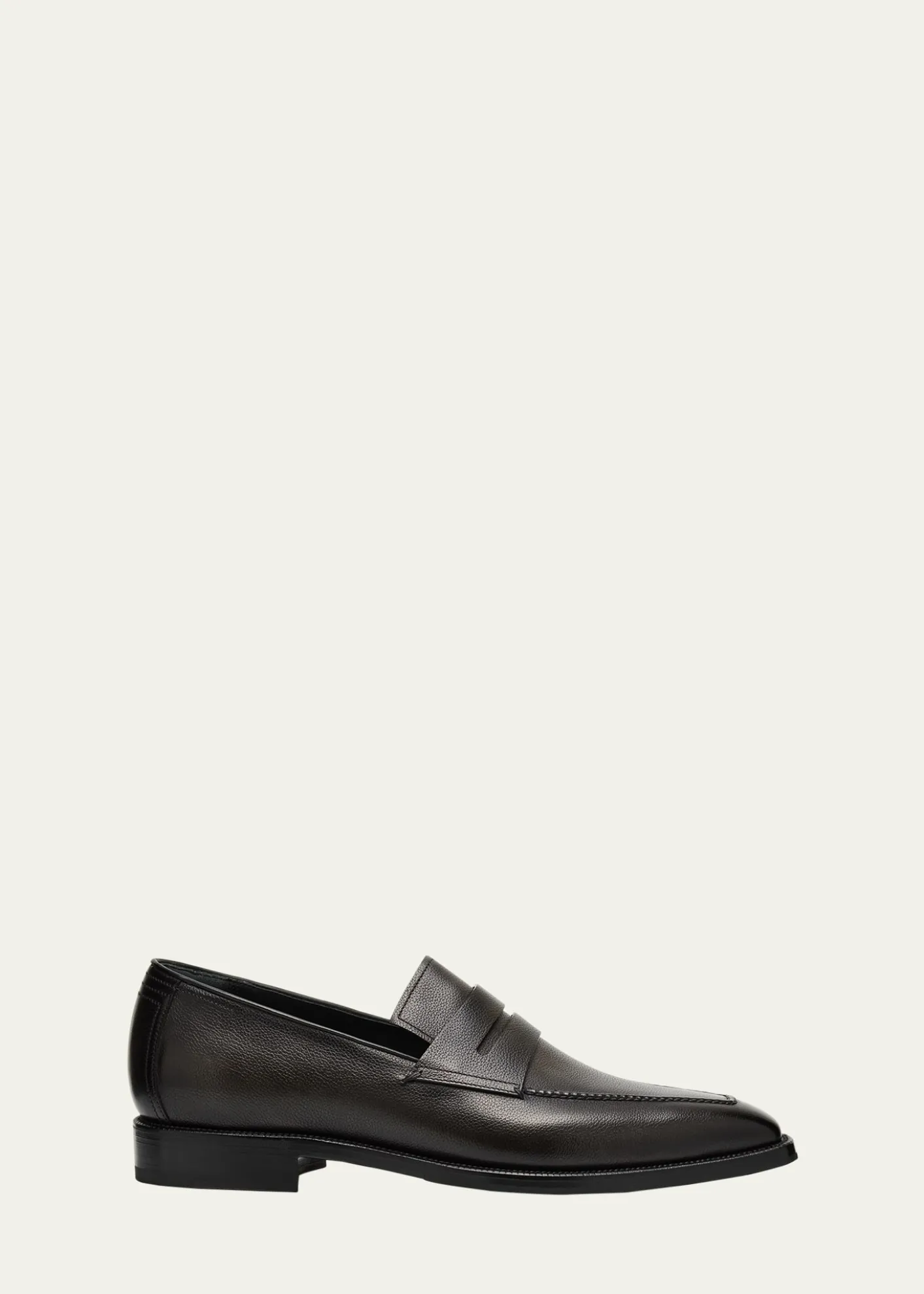 BerlutiMen's Andy Demesure Neo Flex Leather Penny Loafers