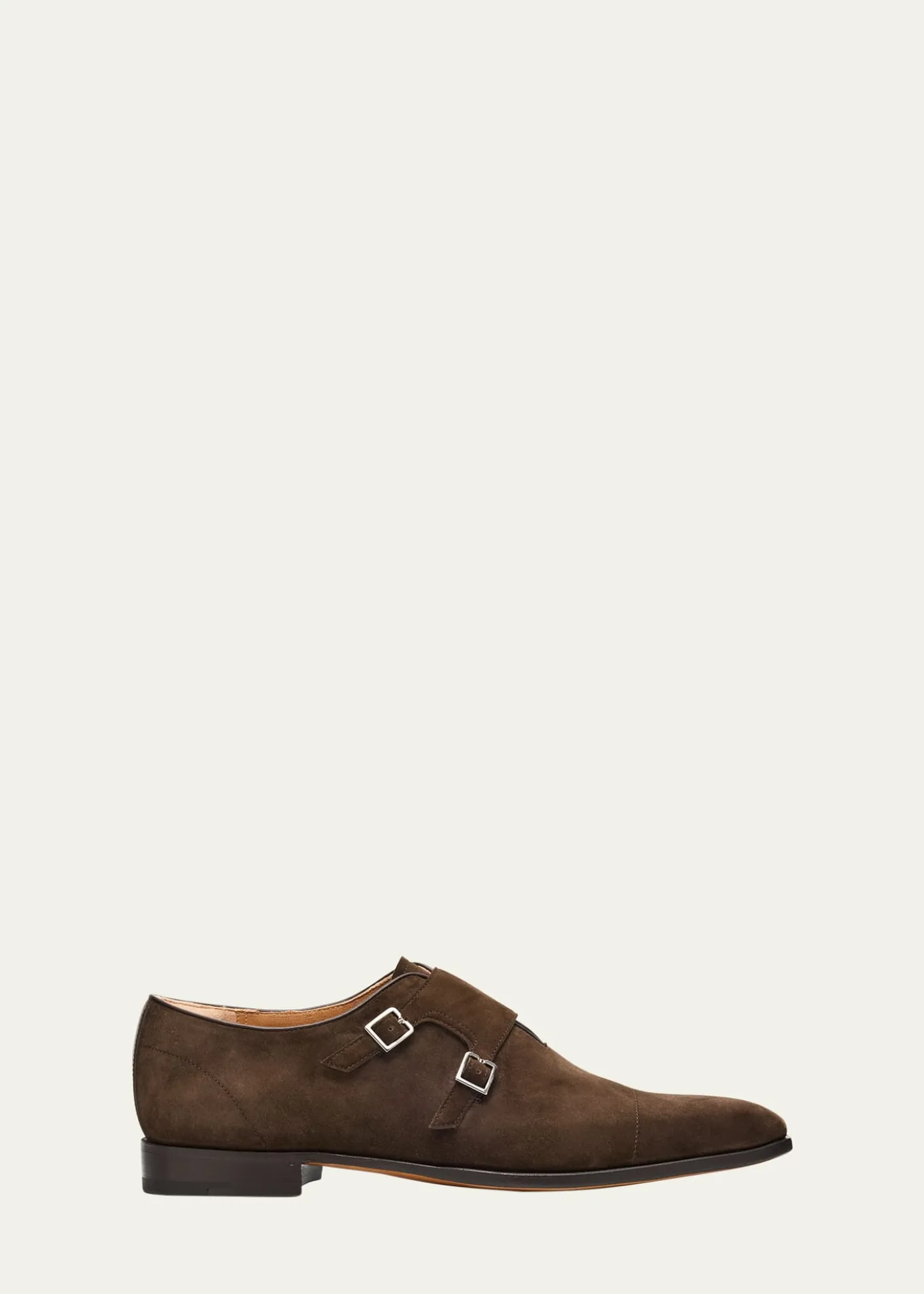 BerlutiMen's Demsure Flex Suede Double-Monk Strap Loafers