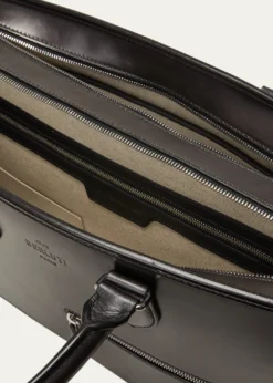 BerlutiMen's Deux Jours Leather Briefcase