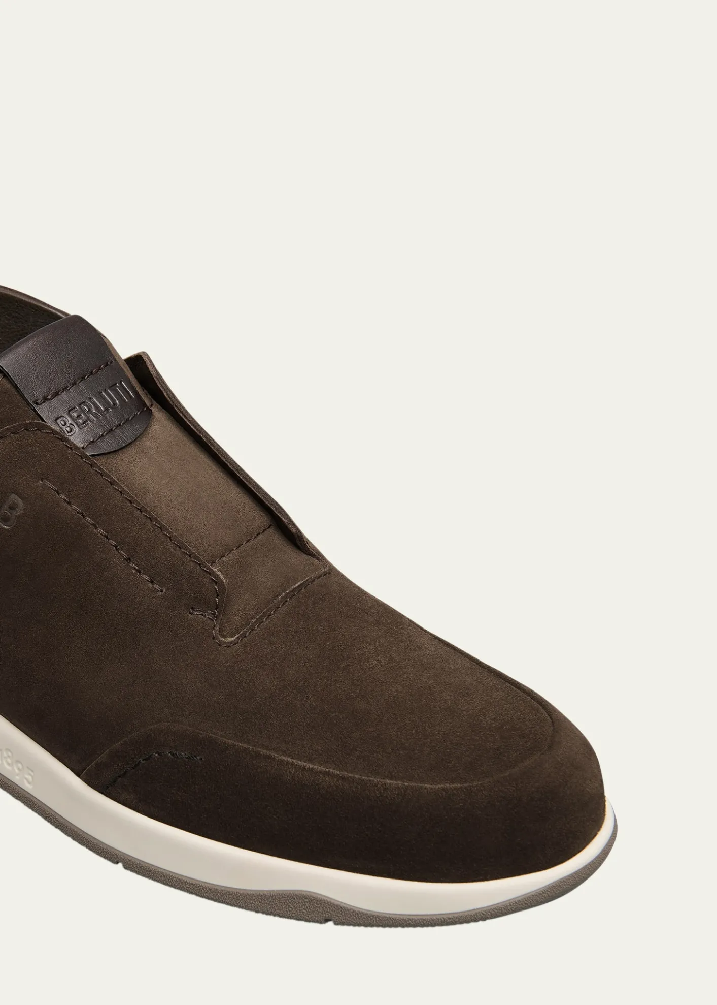 BerlutiMen's Echappee Suede Slip-On Boots