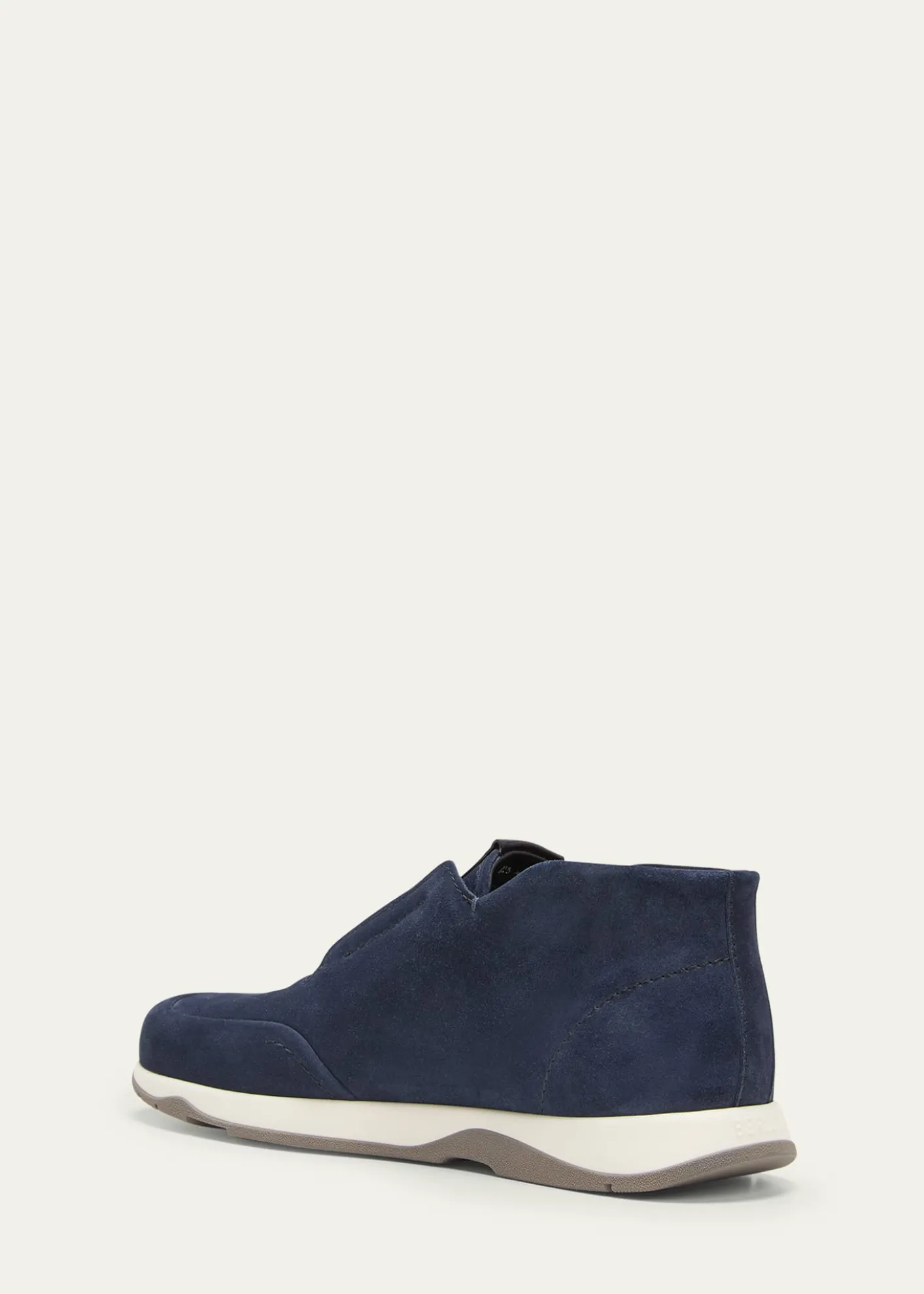 BerlutiMen's Echappee Suede Slip-On Loafer Boots