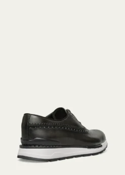 BerlutiMen's Fast Track Brogue Leather Sneakers