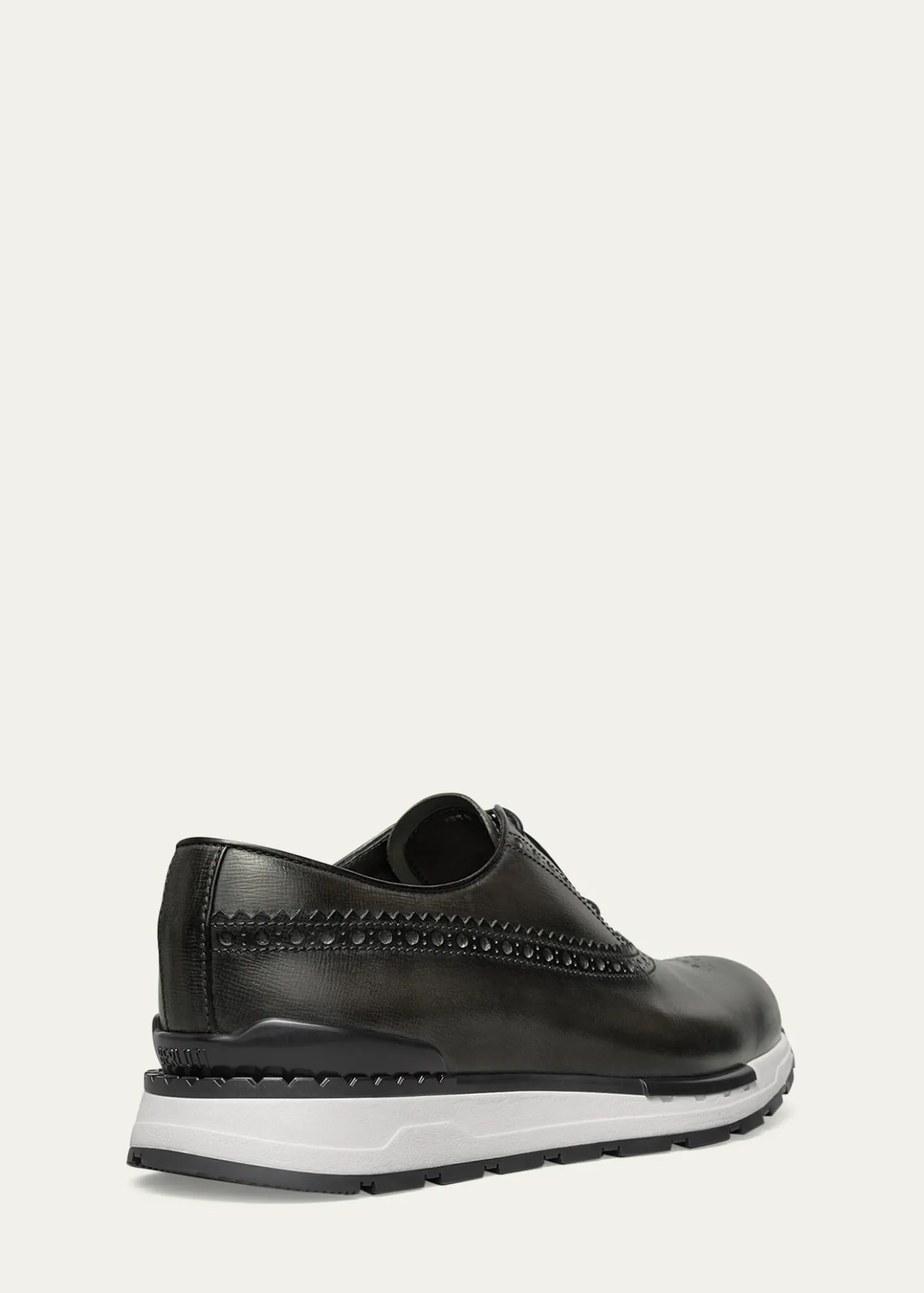 BerlutiMen's Fast Track Brogue Leather Sneakers