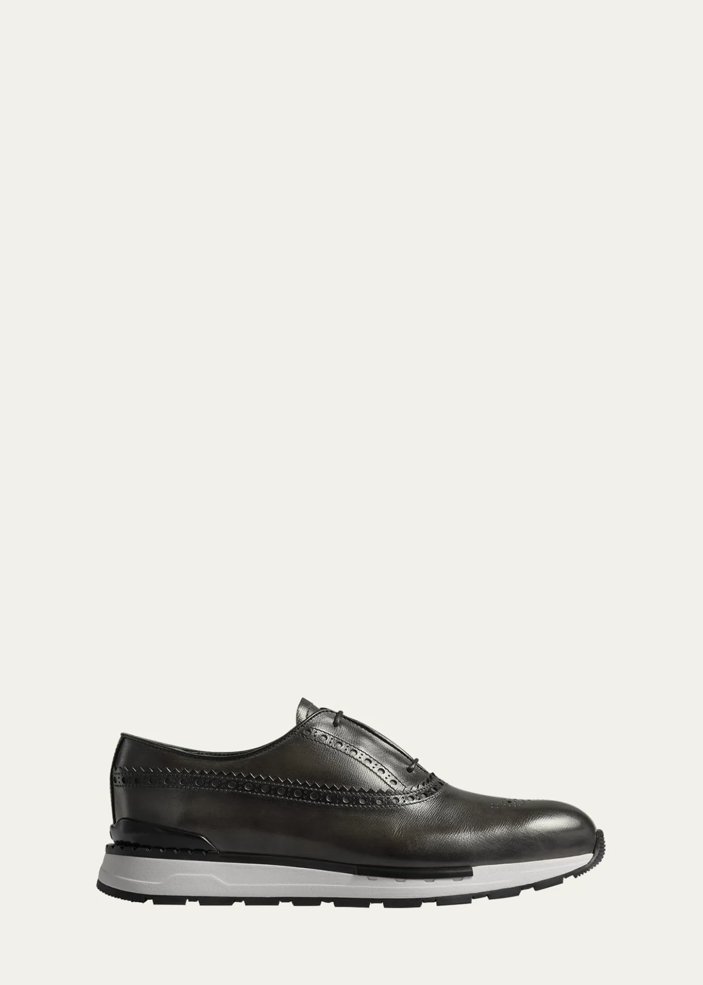 BerlutiMen's Fast Track Brogue Leather Sneakers