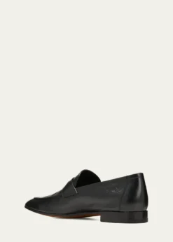 BerlutiMen's Lorenzo Kangaroo Leather Loafers