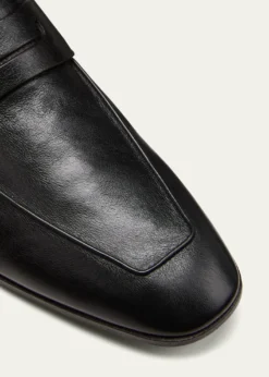BerlutiMen's Lorenzo Kangaroo Leather Loafers