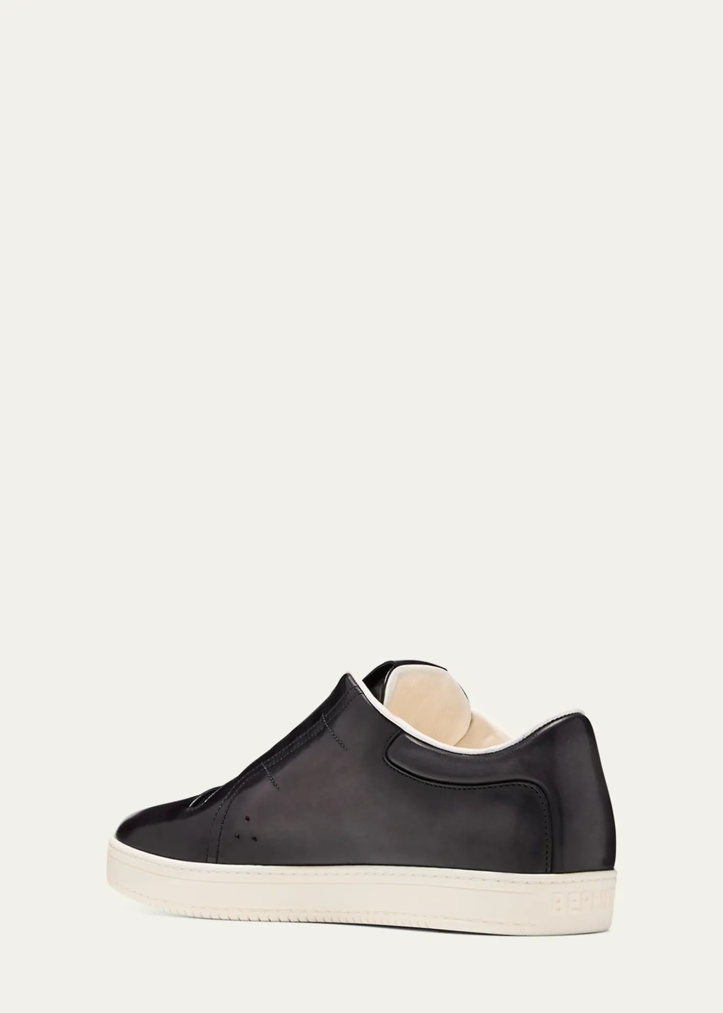 BerlutiMen's Playtime Scritto Leather Slip-On Sneakers