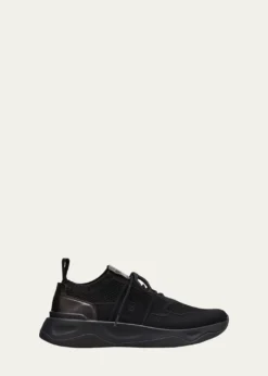 BerlutiMen's Shadow Knit Runner Sneakers