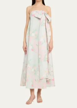 BERNADETTEBailey Bow Babydoll Midi Dress