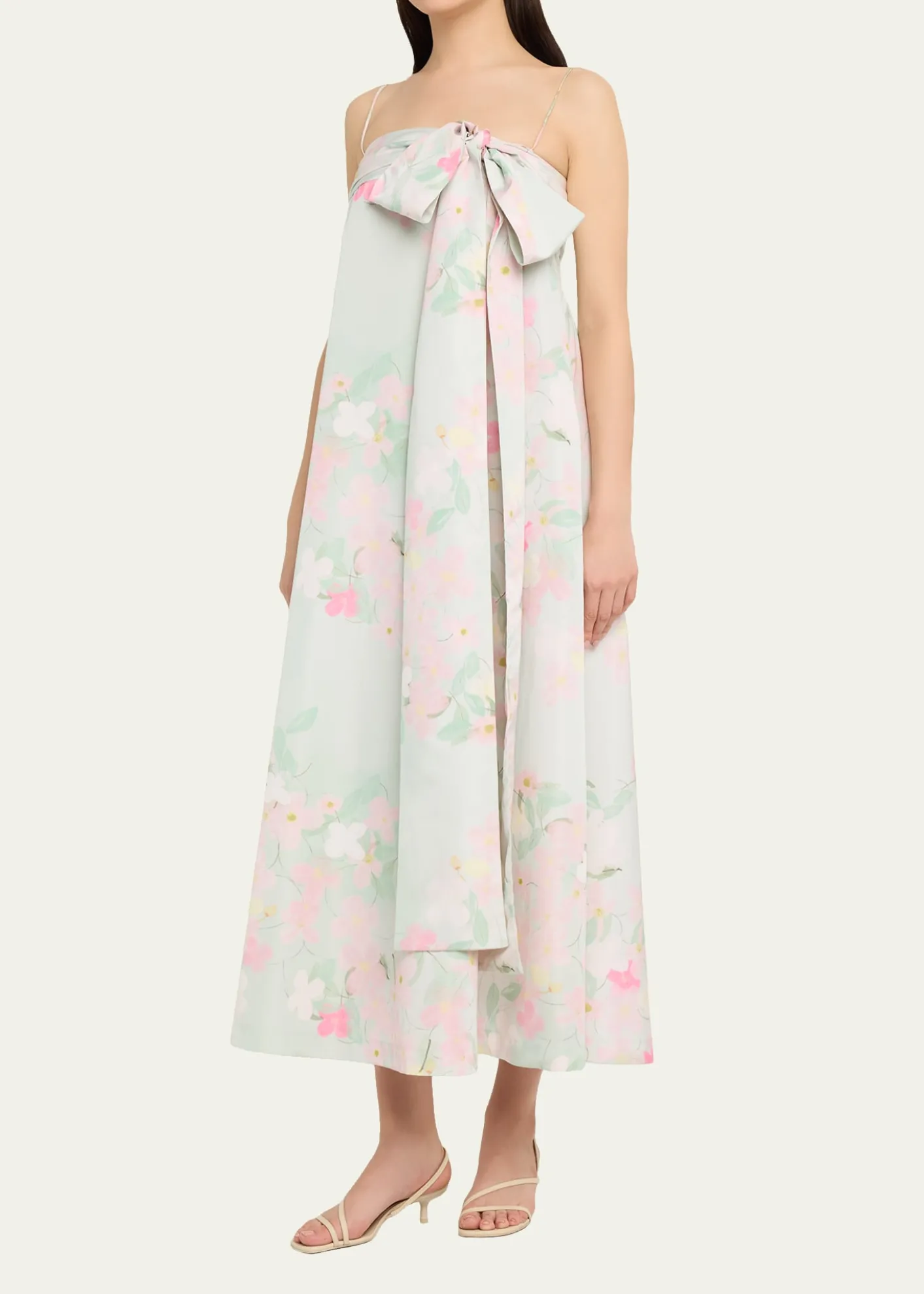 BERNADETTEBailey Bow Babydoll Midi Dress
