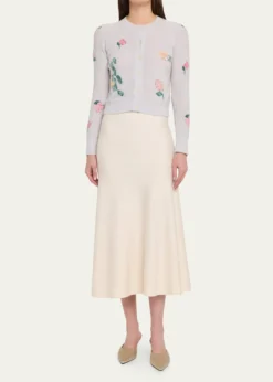 BERNADETTEClemente Floral Crewneck Cardigan