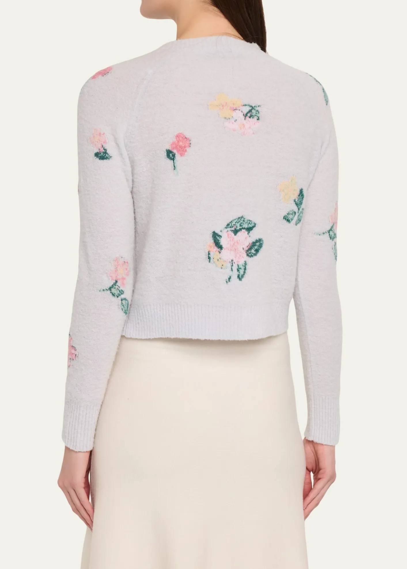 BERNADETTEClemente Floral Crewneck Cardigan