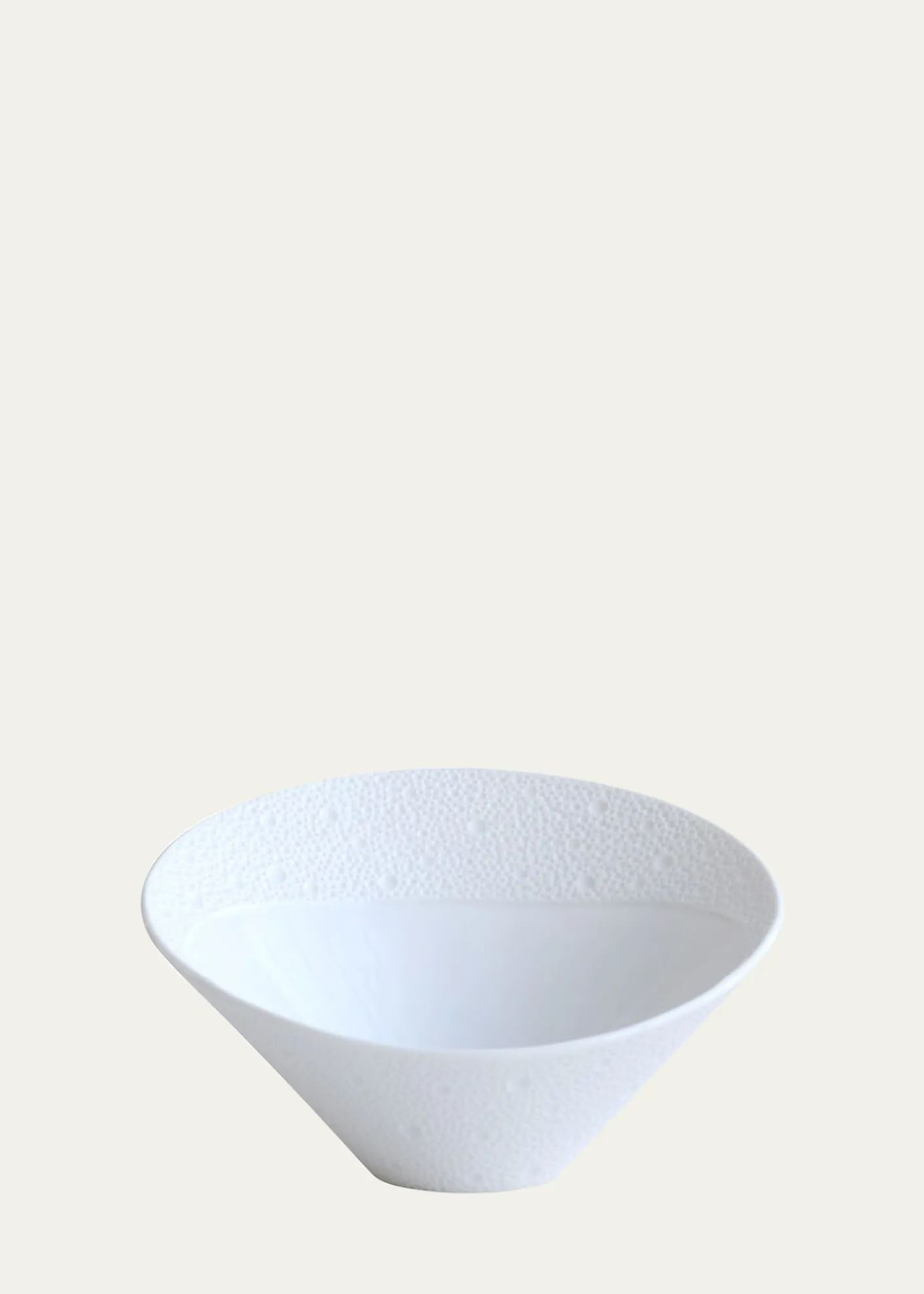 BernardaudEcume White Salad Bowl