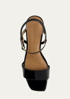BernardoCanto Patent Leather Platform Sandals