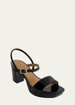 BernardoCanto Patent Leather Platform Sandals