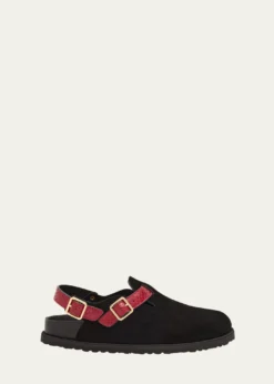 1774 BirkenstockTokio Cazador Mixed Leather Slingback Mules